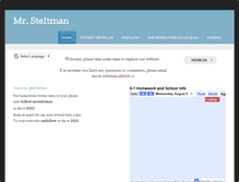 Tablet Screenshot of mrsteltman.com
